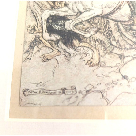 Arthur Rackham Undine 1909 Original Print - Picture 3 of 5